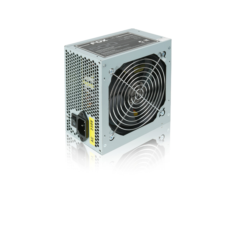 Блок питания Foxline, 500W, ATX, NOPFC, 120FAN