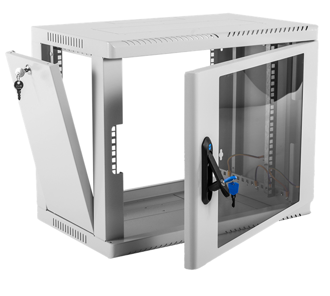 Шкаф ЦМО Шкаф телекоммуникационный настенный сварной 12U (600  350) съёмные стенки, дверь стекло