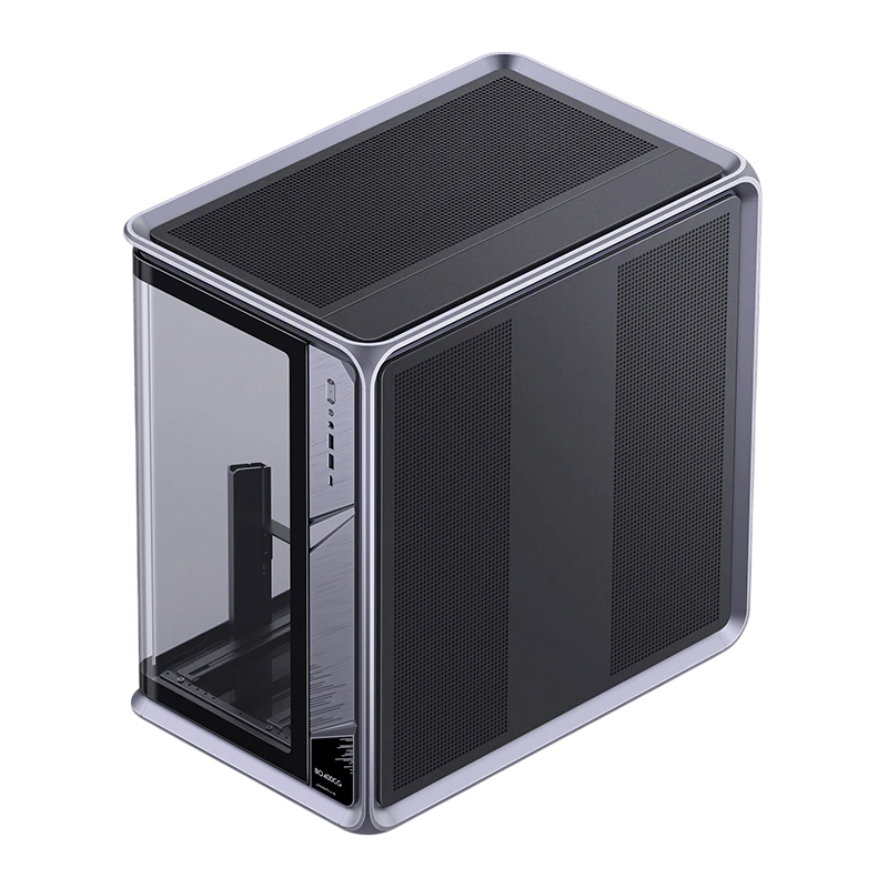 Корпус JONSBO BO400CG, Midi-Tower, TG, no fan, 2xUSB-A 3.0 + 1xUSB-C 3.2, ATX, mATX, mITX Grey
