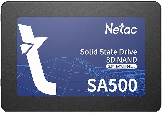 Накопитель SSD Netac SATA-III 2TB NT01SA500-2T0-S3X SA500 2.5"