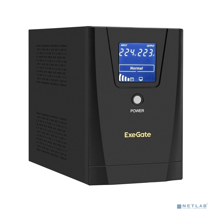 Exegate EX292804RUS ИБП ExeGate SpecialPro Smart LLB-1600.LCD.AVR.2SH.3C13.USB <1600VA/950W, LCD, AV