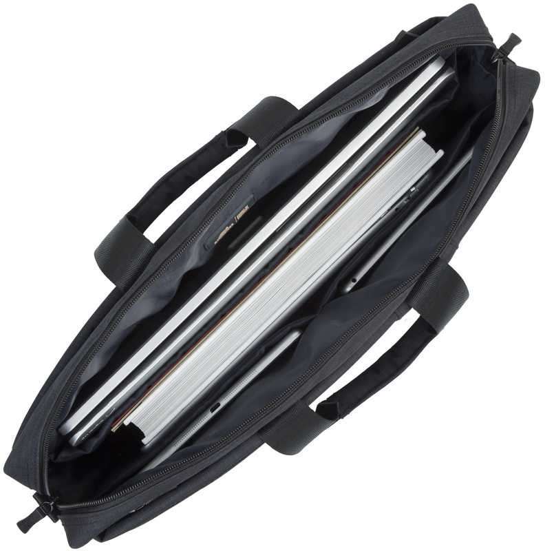 Сумка для ноутбука 17.3" Riva 8355 черный полиэстер (8355 BLACK)