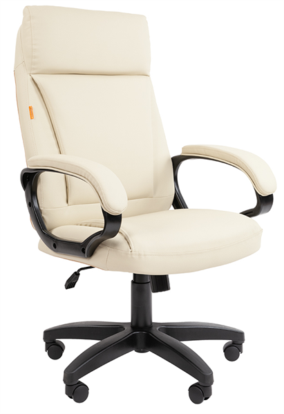 офисное кресло Chairman    794 LT   Россия    чер.пласт экокожа светло-бежевая