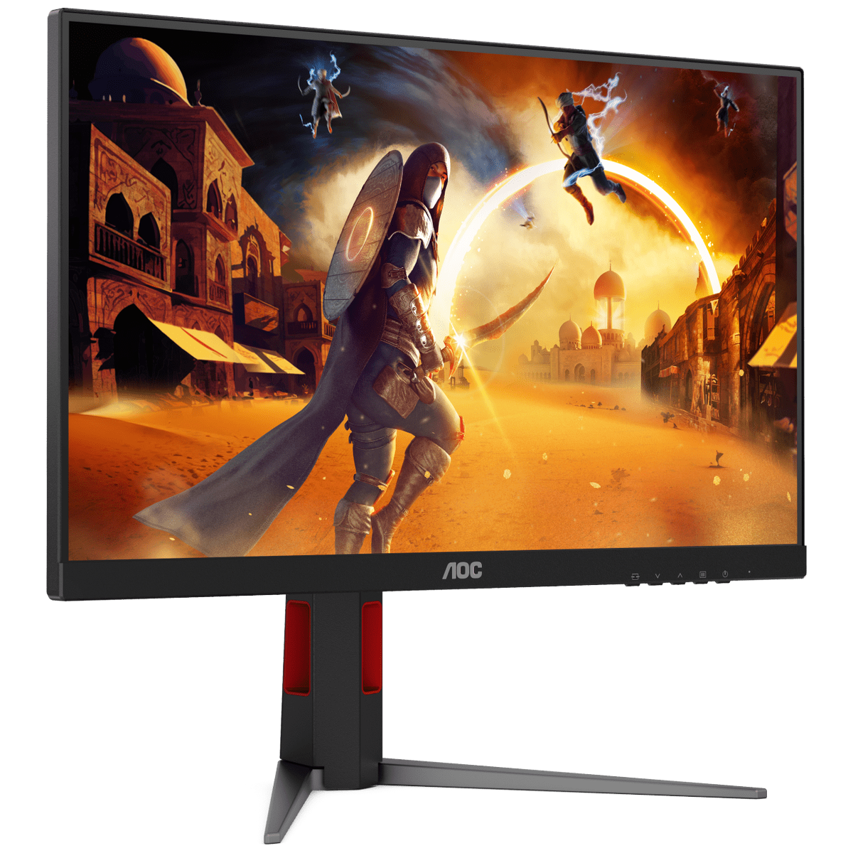 Монитор 23.8" AOC 24G4H Black (IPS, 1920x1080, 200Hz, 0.3 ms, 178°/178°, 300 cd/m, 1000:1, +HDM