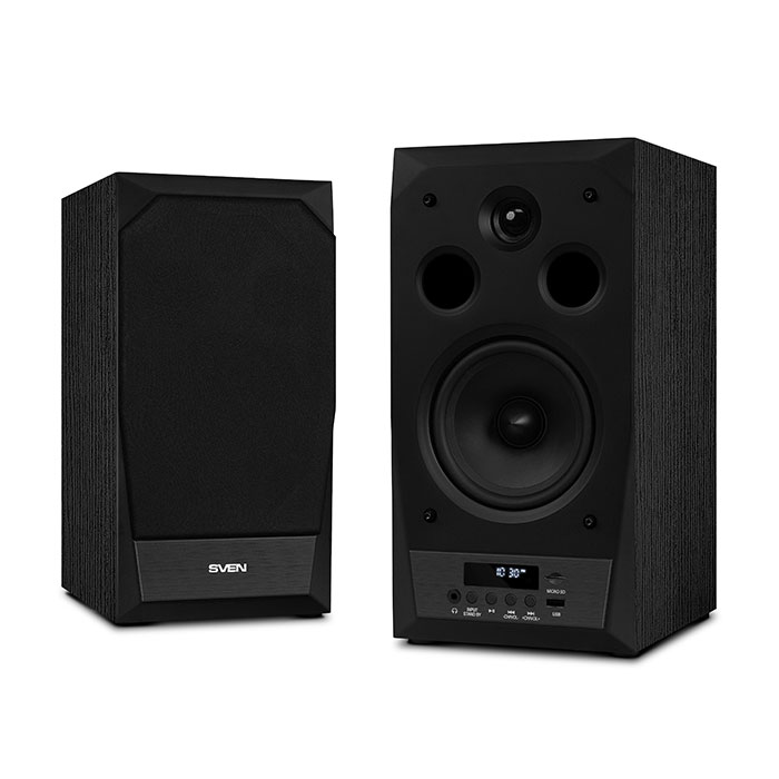 Колонки Sven MC-20 2.0 черный 90Вт BT