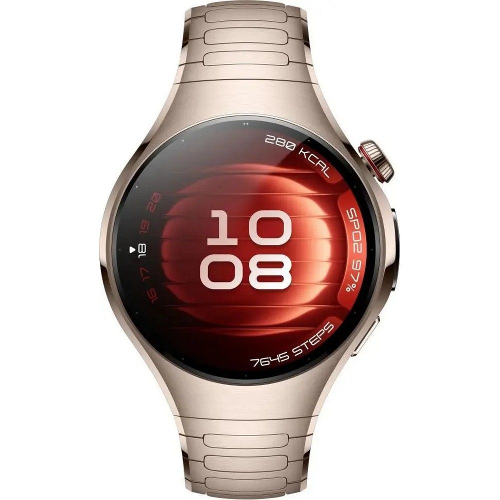 Смарт-часы Huawei Watch 5 Soc-L29M 42мм 1.38" AMOLED корп.бежевый рем.песочный разм.брасл.:120-190 м