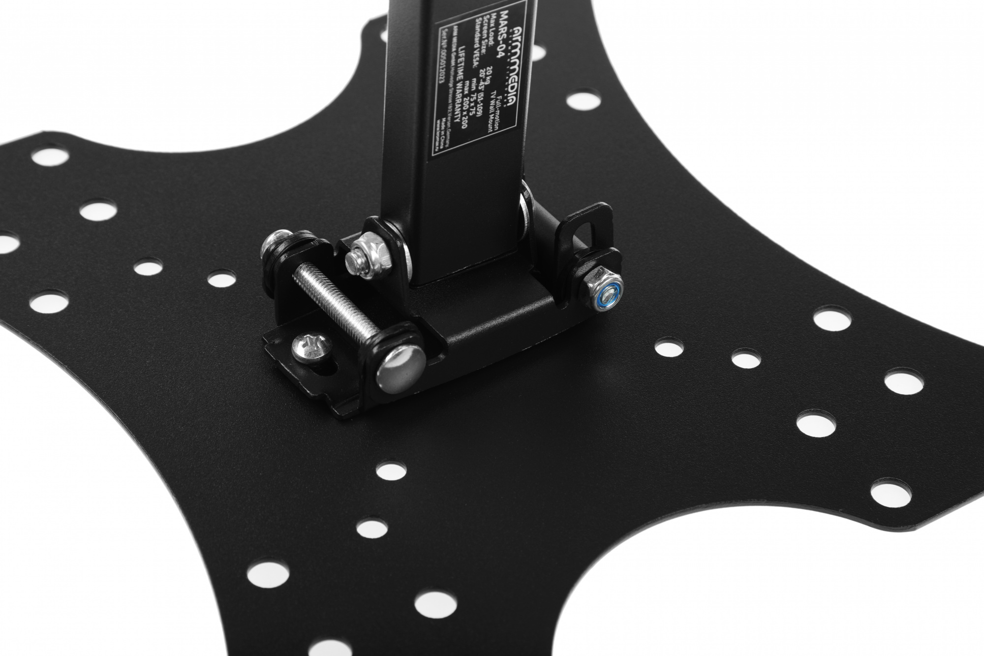 Кронштейн для телевизора Arm Media MARS-4 черный 20"-43" макс.20кг настенный поворот и наклон