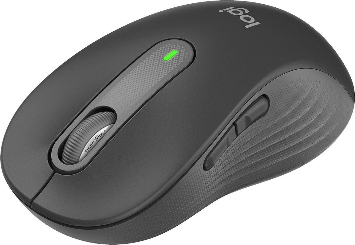 Мышь Logitech M650 Large графитовый оптическая 4000dpi silent беспров. BT/Radio USB 5but (910-006236