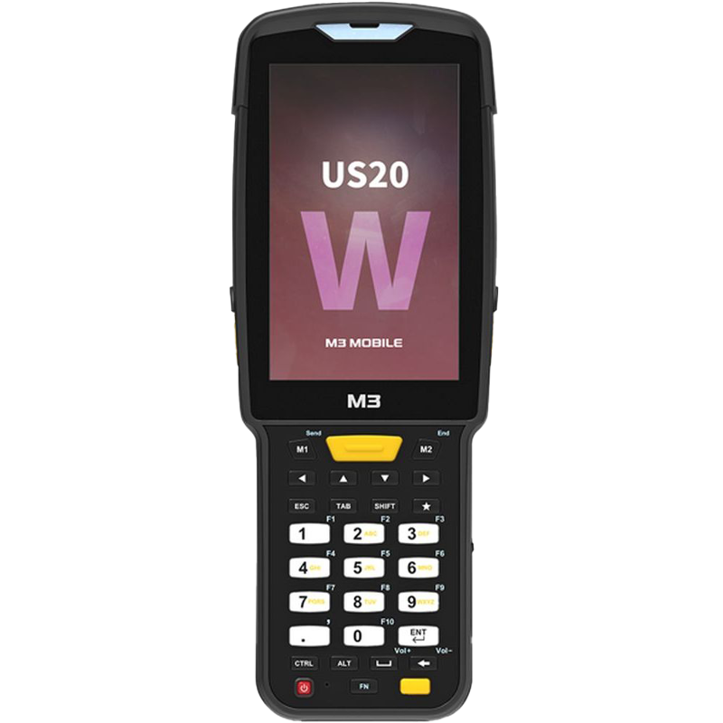 Терминал сбора данных M3 Mobile US20W Android 10.0 GMS, WVGA, WiFi, SE4770 2D Imager (Straight Shoot
