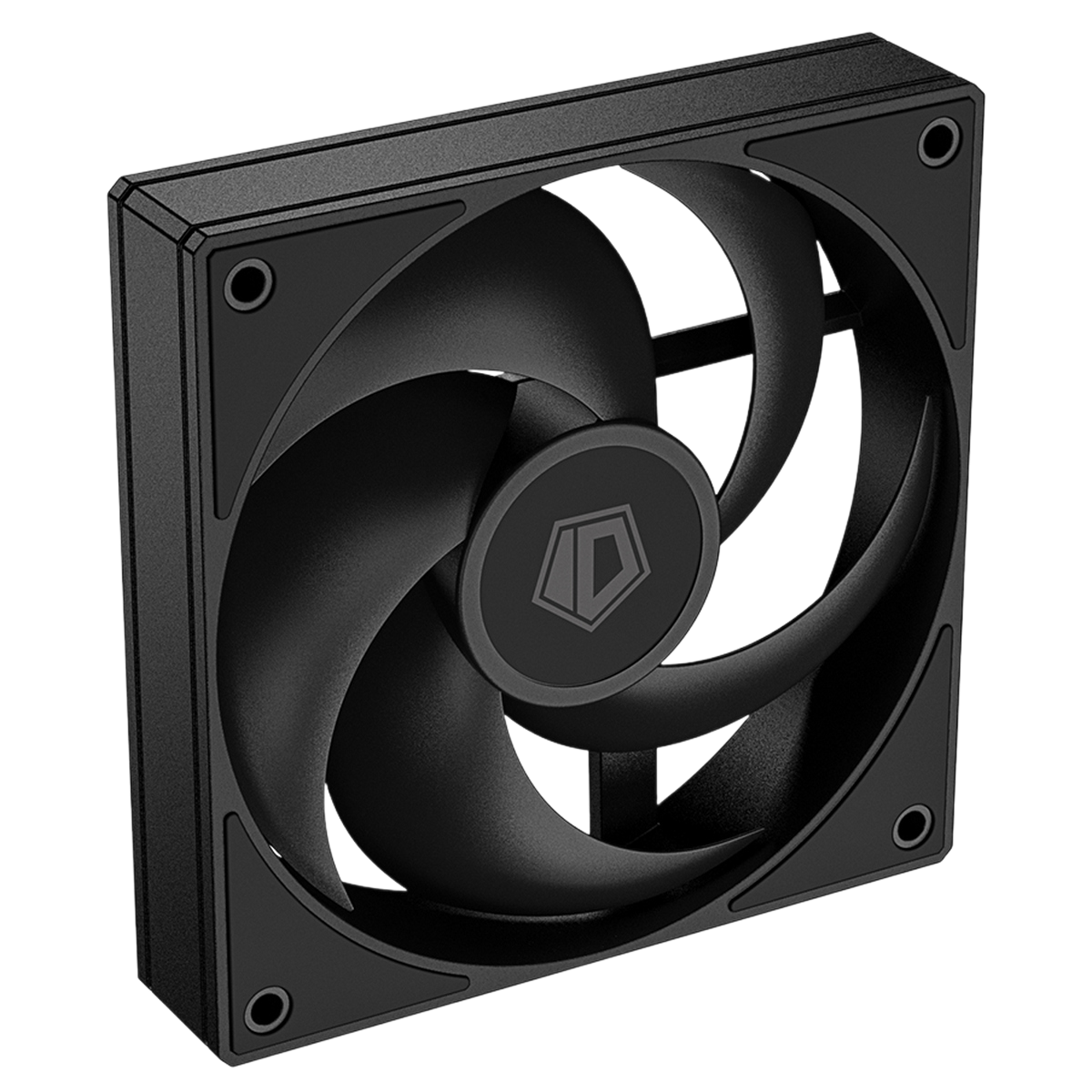 Вентилятор для корпуса ID-Cooling AS-120-K 120х120x25 черный 4-pin 30дБ Ret
