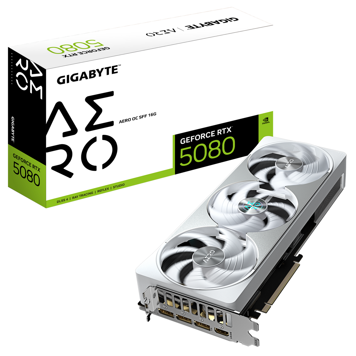 Видеокарта Gigabyte PCI-E 5.0 GV-N5080AERO OC-16GD 1.0 NVIDIA GeForce RTX 5080 16Gb 256bit GDDR7 273