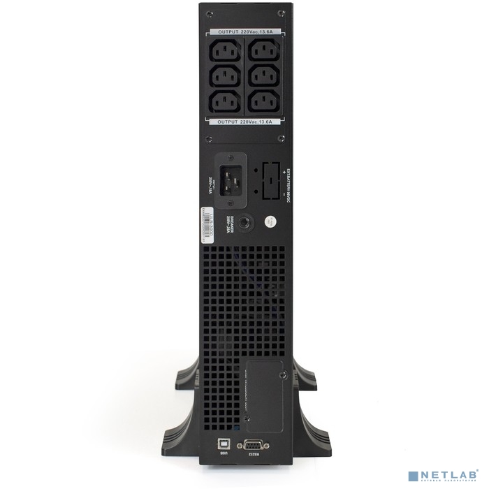 Exegate EP285648RUS ИБП On-line ExeGate PowerExpert ULS-3000.LCD.AVR.C13.USB.RS232.SNMP.2U <3000VA/3