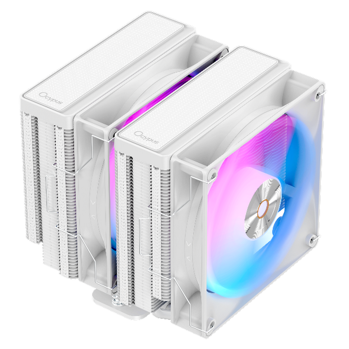 Кулер для процессора Ocypus Delta A62 WH ARGB, 2x120mm ARGB FAN, Top Panel, 6 HEAT PIPES, 4-PIN PWM,