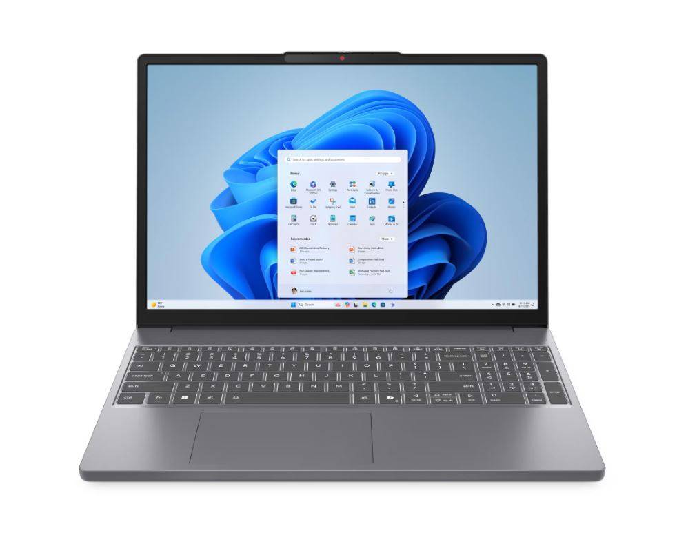 Ноутбук Lenovo IP3 Slim 15IRH10 15.3" WUXGA IPS, Intel Core i5-13420H, 16Gb, 512Gb SSD, no OS, серый
