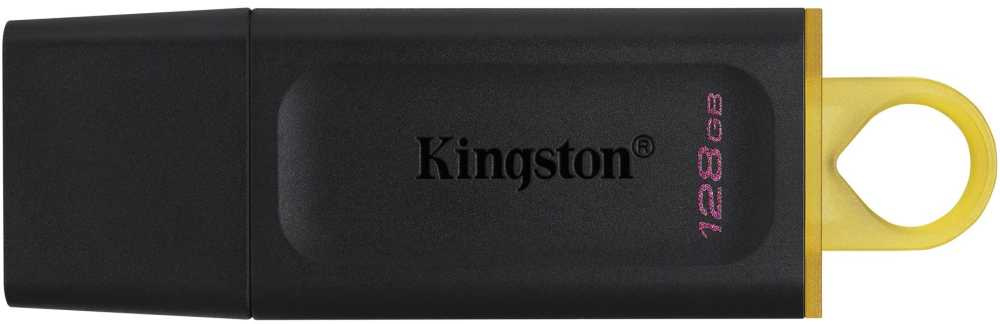 Флеш Диск Kingston 128GB DataTraveler Exodia DTX/128GB USB3.2 черный/желтый