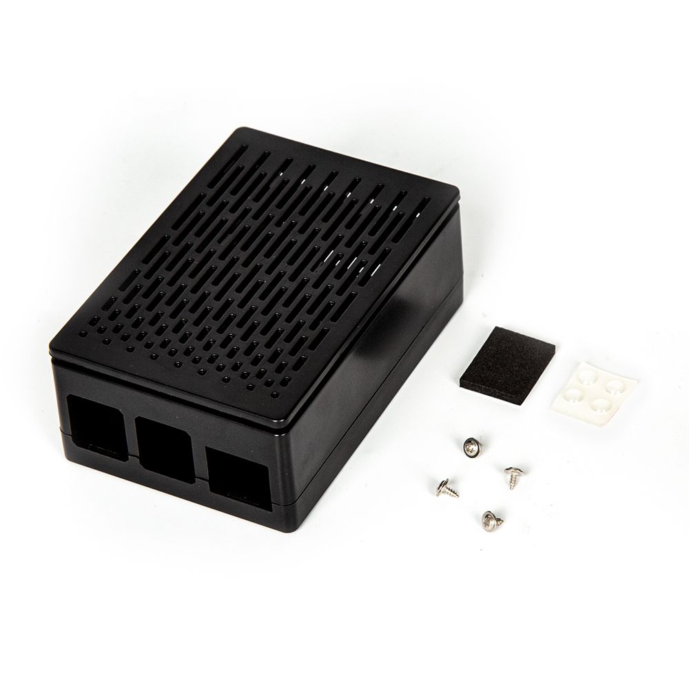 Корпус ACD RA509  Black ABS Case (Install 3010/3007 Fans or 3.5 Inch Touch Screen), совместим с креп