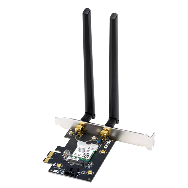 Сетевой адаптер Wi-Fi + Bluetooth Asus PCE-BE6500 BE6500 PCI Express (ант.внеш.съем) 2ант.