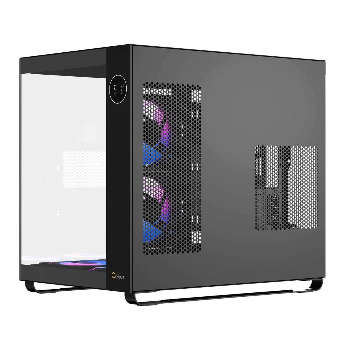 Корпус Case Ocypus Iota C70 BK ARGB ATX win / black / 6 ARGB fans / no PSU / Tempered Glass