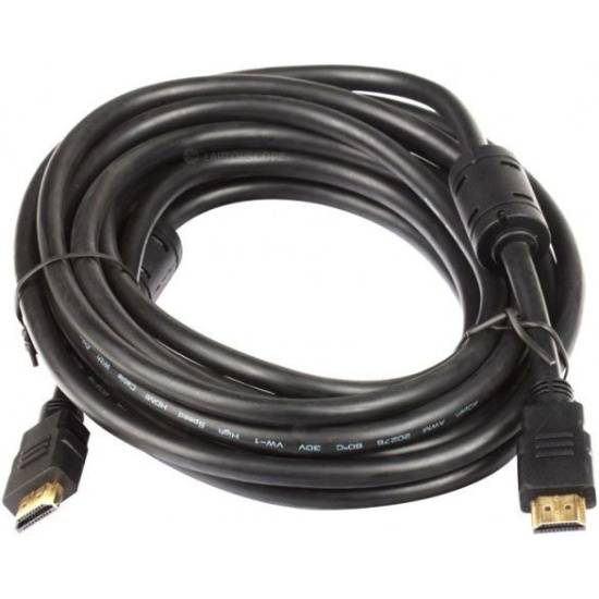 Кабель HDMI-19M --- HDMI-19M ver 2.0+3D/Ethernet,2 фильтра 5m Telecom <TCG200F-5M>