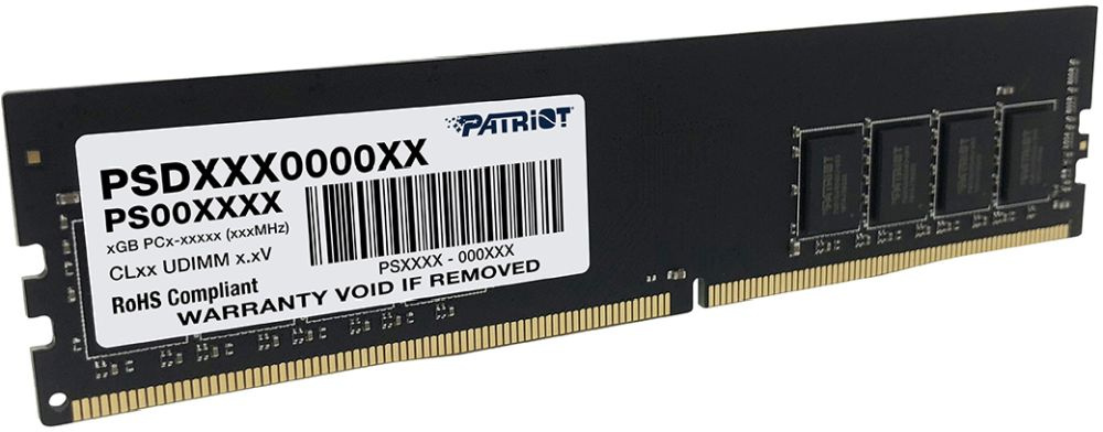 Память DDR4 16Gb 2666MHz Patriot PSD416G266681 Signature RTL PC4-21300 CL19 DIMM 288-pin 1.2В single