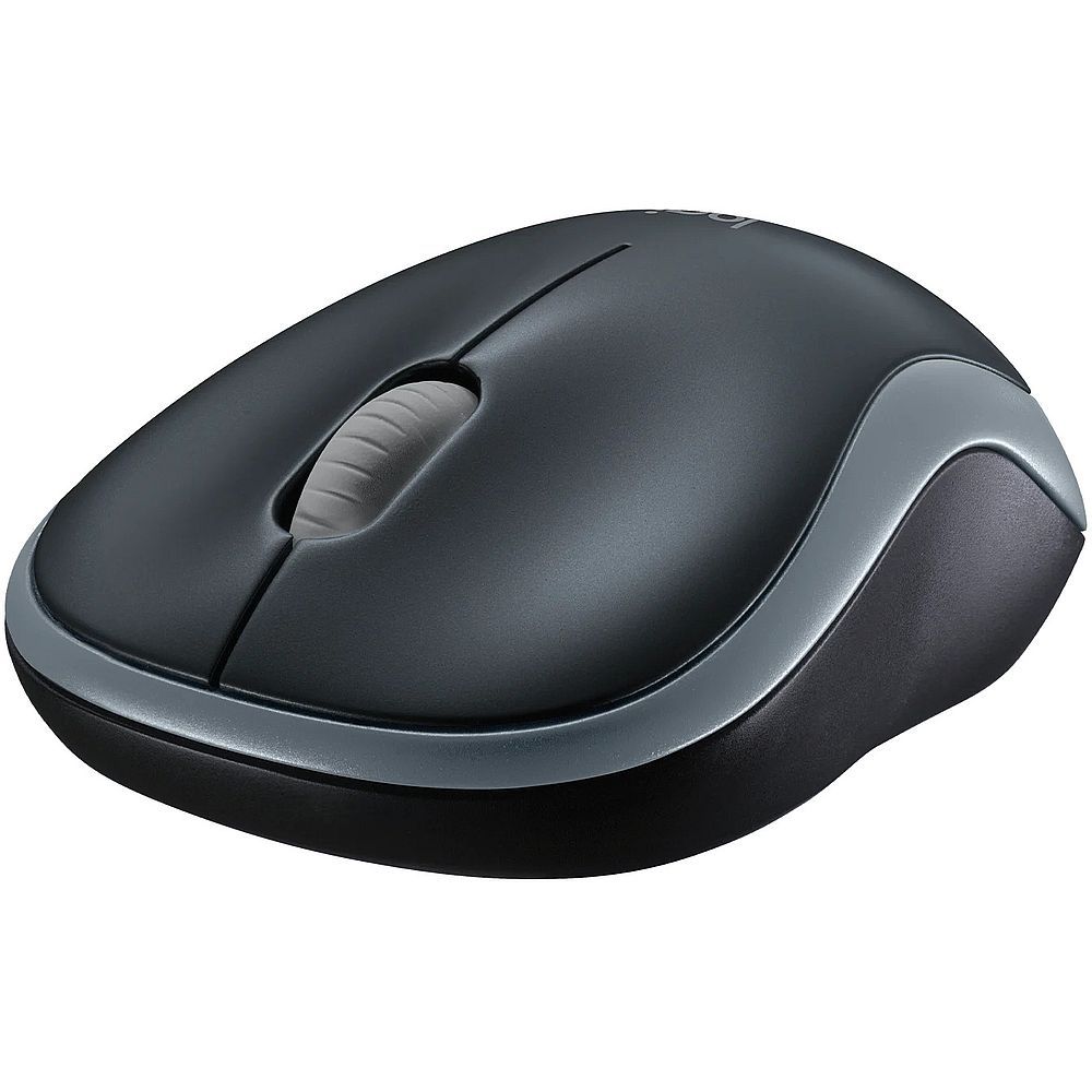 Мышь беспроводная Logitech M185 Grey серая, оптическая, 1000dpi, 2.4GHz,USB-ресивер Logitech Unifyin