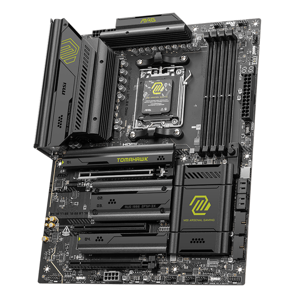 Материнская плата MSI MAG X870E TOMAHAWK WIFI Socket AM5 AMD X870E 4xDDR5 ATX AC`97 8ch(7.1) 5Gigabi