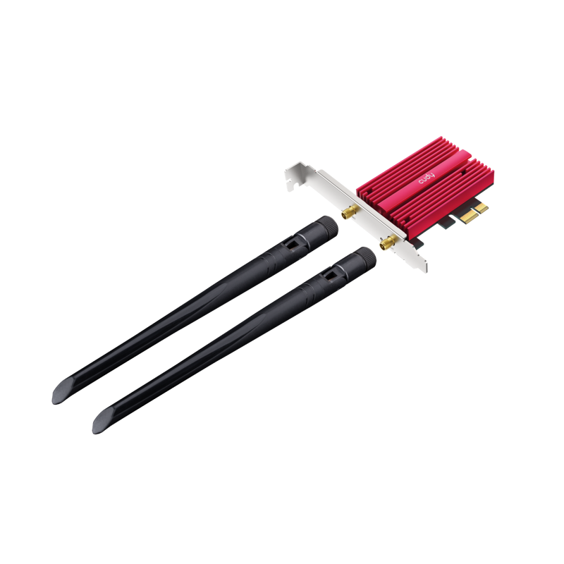 Адаптер беспроводной связи (Wi-Fi) CUDY BE9300 7 PCI Express Adapter 7 Bluetooth 5.4 PCI Express Ada