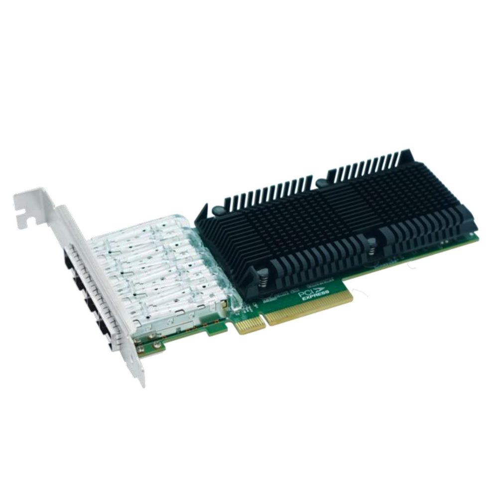 Сетевой адаптер LR-LINK LRES1027PF-4SFP28 Intel E810  CAM1 PCI-E 3.0 x8 25GB 4 x SFP+ / 2 x 25GB