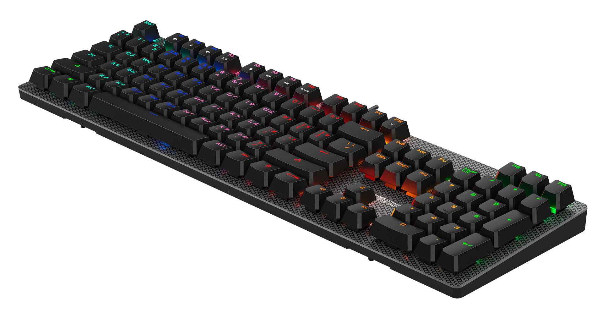 Клавиатура A4Tech Bloody B810R NetBee механическая черный USB Multimedia for gamer LED (B810R (NETBE