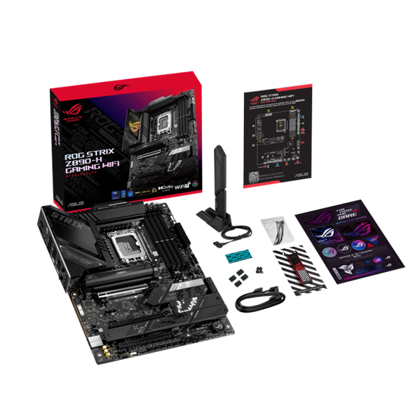 Материнская плата Asus ROG STRIX Z890-H GAMING WIFI Soc-1851 Intel Z890 4xDDR5 ATX AC`97 8ch(7.1) 5G