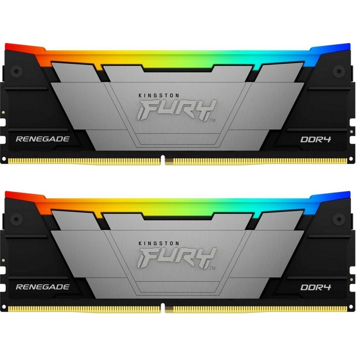 Память DDR4 2x8GB 3200MHz Kingston KF432C16RB2AK2/16 Fury Renegade RGB RTL Gaming PC4-25600 CL16 DIM