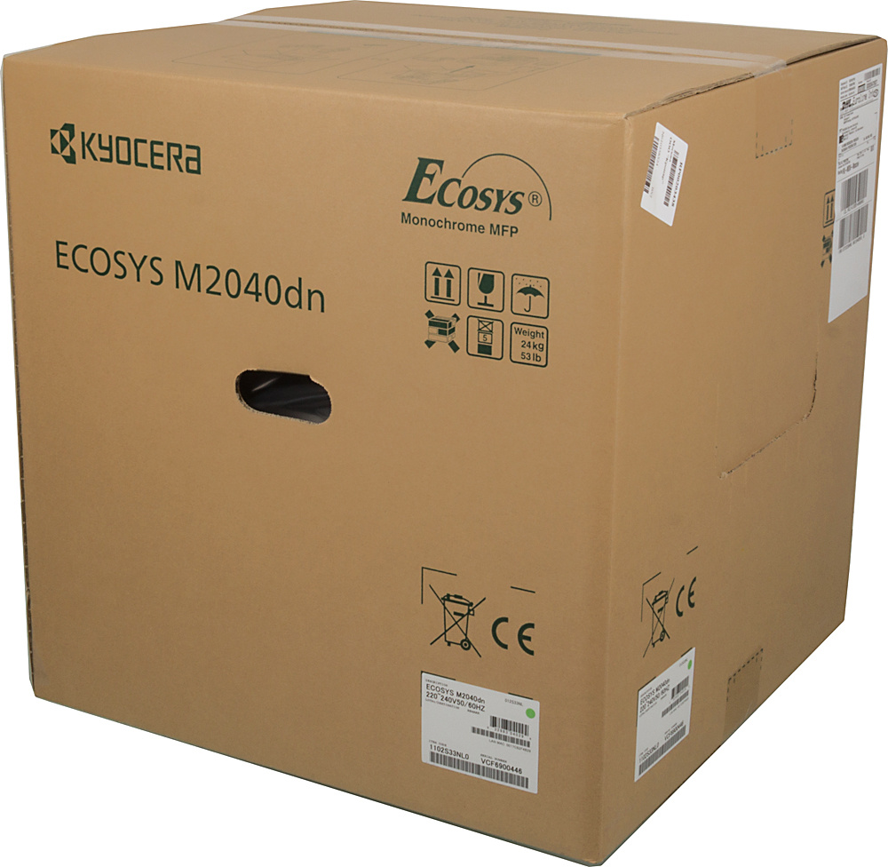МФУ лазерный Kyocera Ecosys M2040DN (Азия) (1102S33AX0) A4 Duplex белый