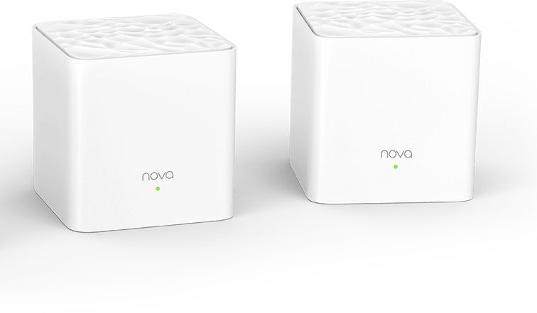Роутер беспроводной Tenda NOVA MW3 (MW3(2-PACK)) AC1200 10/100BASE-TX белый (упак.:2шт)