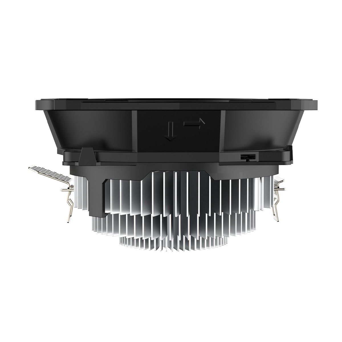 Устройство охлаждения(кулер) ID-Cooling DK-03 Soc-AM5/AM4/1200/1700/1851 черный 3-pin 26dB Al 100W 2