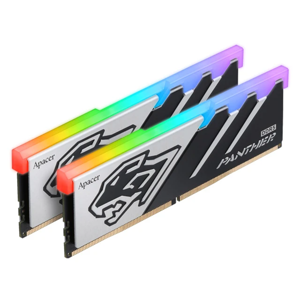 Оперативная память Apacer  DDR5  32GB  5600MHz DIMM Panther RGB Gaming Memory CL40 1.25V Kit (2x16GB