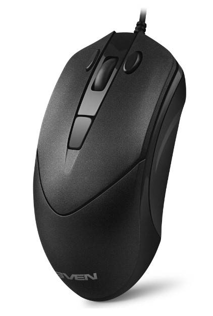 Мышь SVEN RX-95 чёрная (кн. копировать-вставить. 5+1кл. 1000-4000 DPI, кор.)