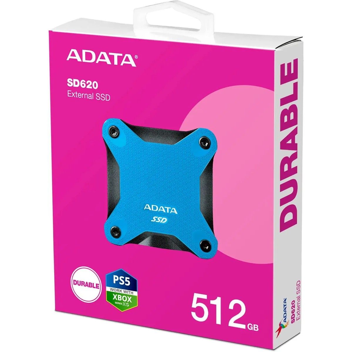 Накопитель SSD A-Data USB3.1 512GB SD620-512GCBL SD620 2.5" синий
