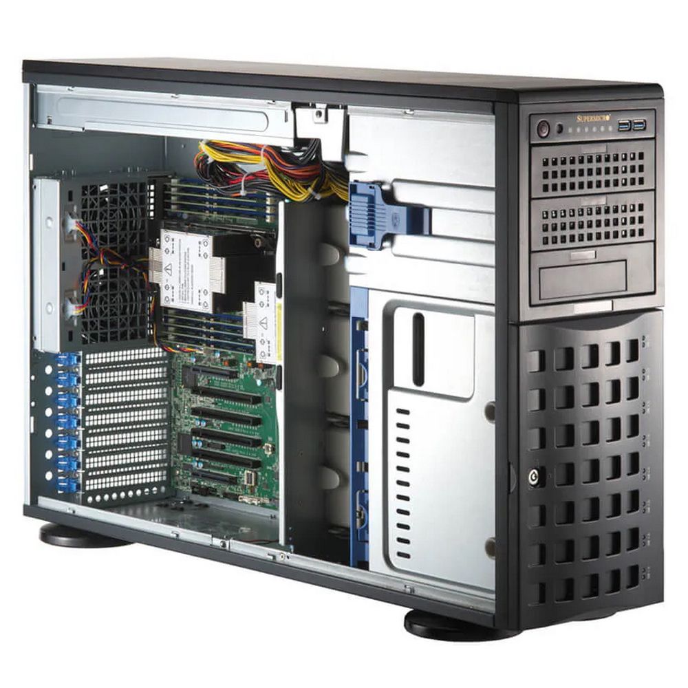 Серверная платформа Supermicro SuperServer Tower SYS-741P-TRT noCPU(2)4rd Gen Xeon Scalable/TDP 300W