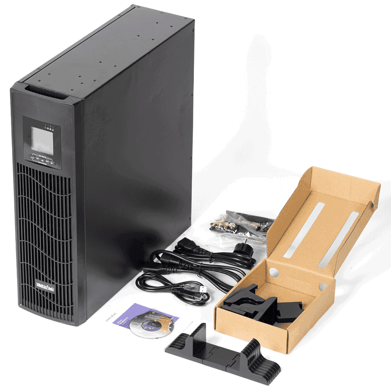 Источник бесперебойного питания Импульс Юниор Про 3000 РТ 2400Вт 3000ВА черный