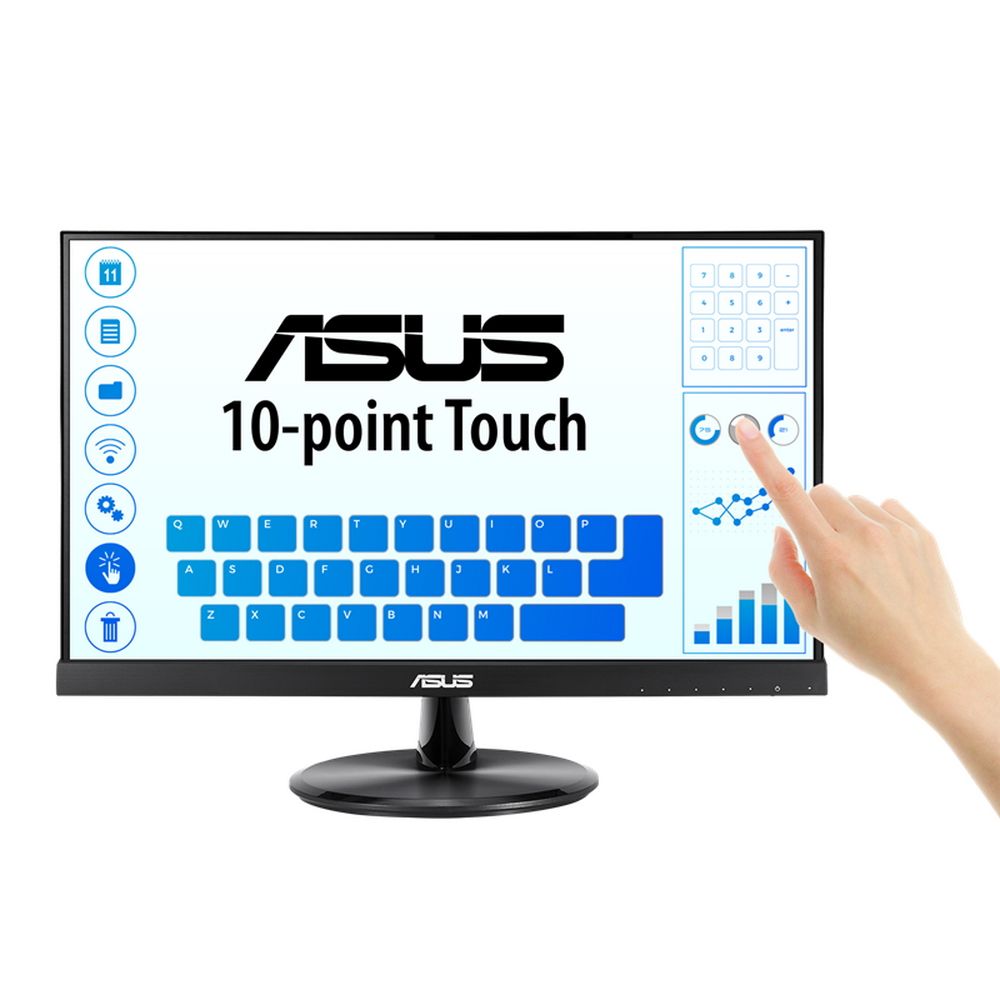 Монитор Asus 21.5" VT229H черный IPS LED 16:9 HDMI M/M глянцевая 1000:1 250cd 178гр/178гр 1920x1080 