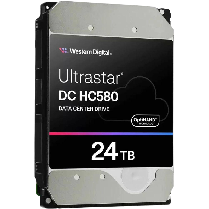Жесткий диск WD SATA-III 24TB 0F65101/0F62821 WUH722424ALE604 Server Ultrastar DC HC580 4KN (7200rpm