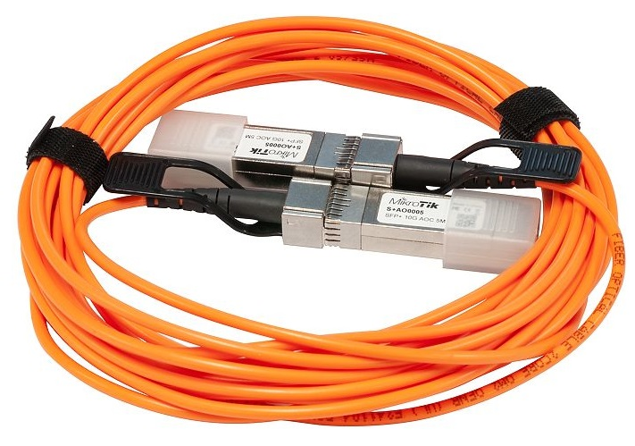 MikroTik S+AO0005 SFP+ direct attach Active Optics cable, 5m
