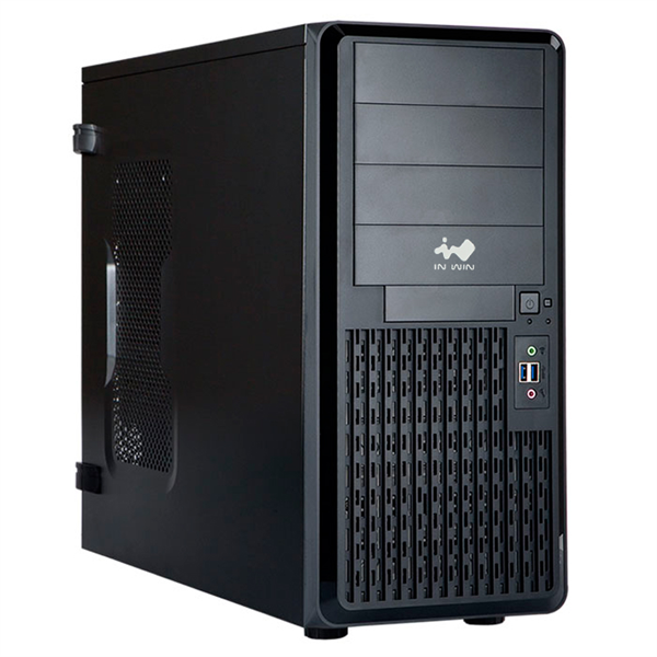 Корпус серверный Midi Tower InWin PE689 Black 650W B65E 80plus Bronze USB3.0*2+A(HD)+front fan 120mm