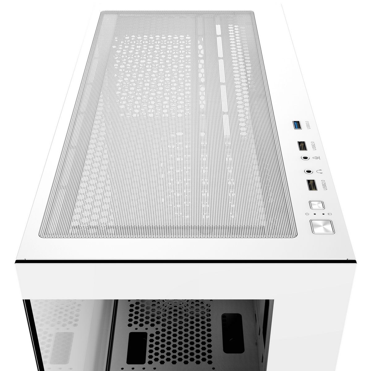 Корпус для ПК Case Ocypus Gamma C72 WH ATX / win / white / no PSU / Tempered Glass