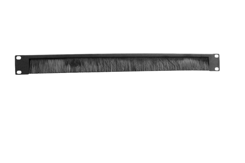 Органайзер Горизонтальный кабельный органайзер со щёткой, 19" 1U