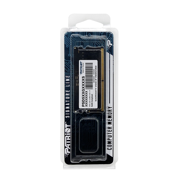 Память DDR5 16GB 4800MHz Patriot PSD516G480081S RTL PC5-38400 CL40 SO-DIMM 262-pin 1.1В dual rank Re