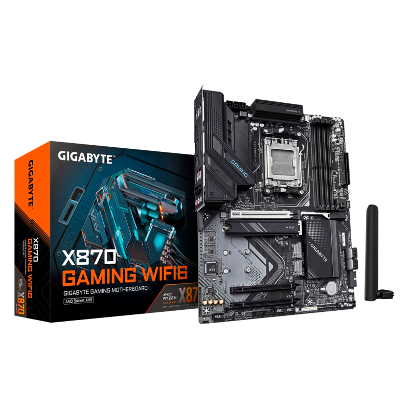 Материнская плата Gigabyte X870 GAMING WF6 Socket AM5 AMD X870 4xDDR5 ATX AC`97 8ch(7.1) 2.5Gg RAID+