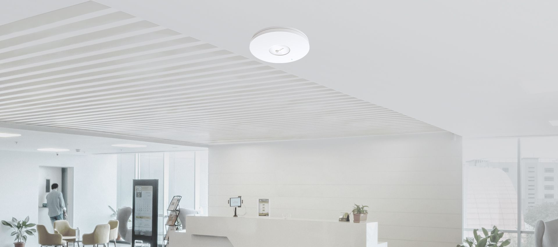 Точка доступа TP-Link EAP610 AX1800 10/100/1000BASE-TX белый