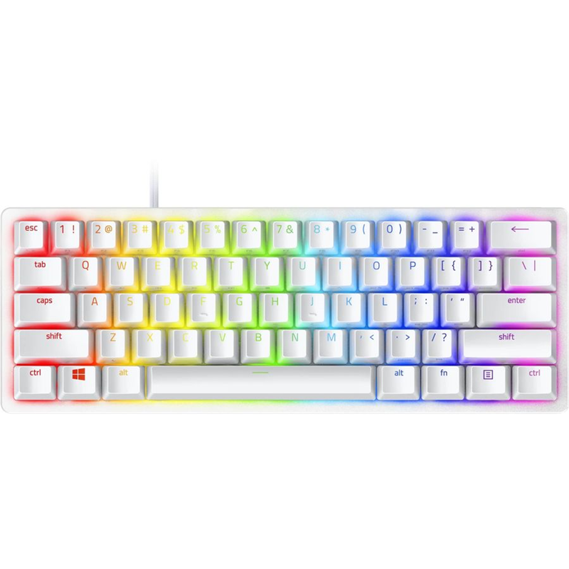 Игровая клавиатура Razer Huntsman Mini - Mercury Ed. (Red Switch) - Russian Layout