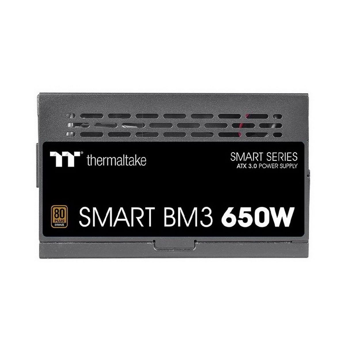 Блок питания Thermaltake Smart BM3 650W, ATX 3.0, PCIe Gen 5.0, APFC, 12cm Fan, 80+ Bronze, Semi Mod